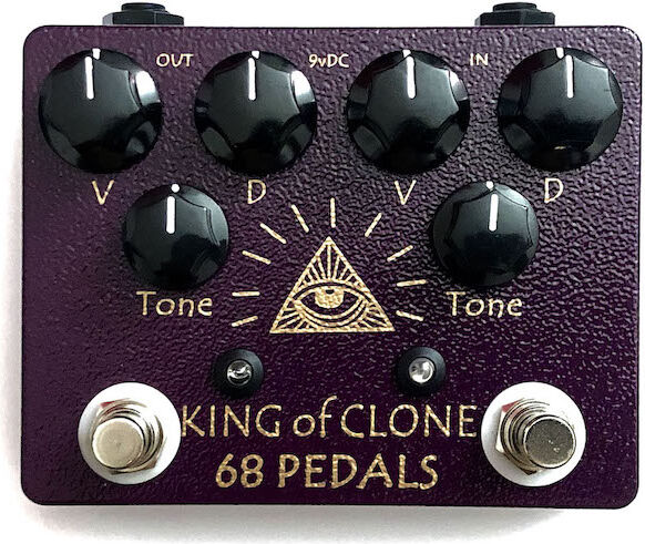 68 pedals king of clone(Analogmanコピー)オーバードライブ - ギター